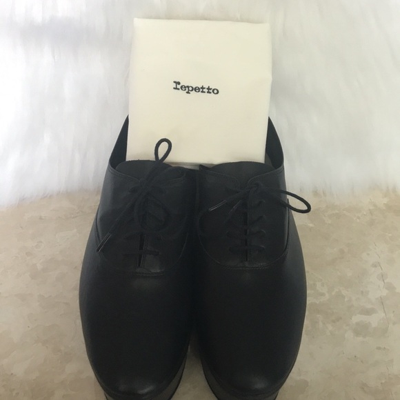 repetto plataform leathers Italian shoes size 8​​​​ - Picture 8 of 12